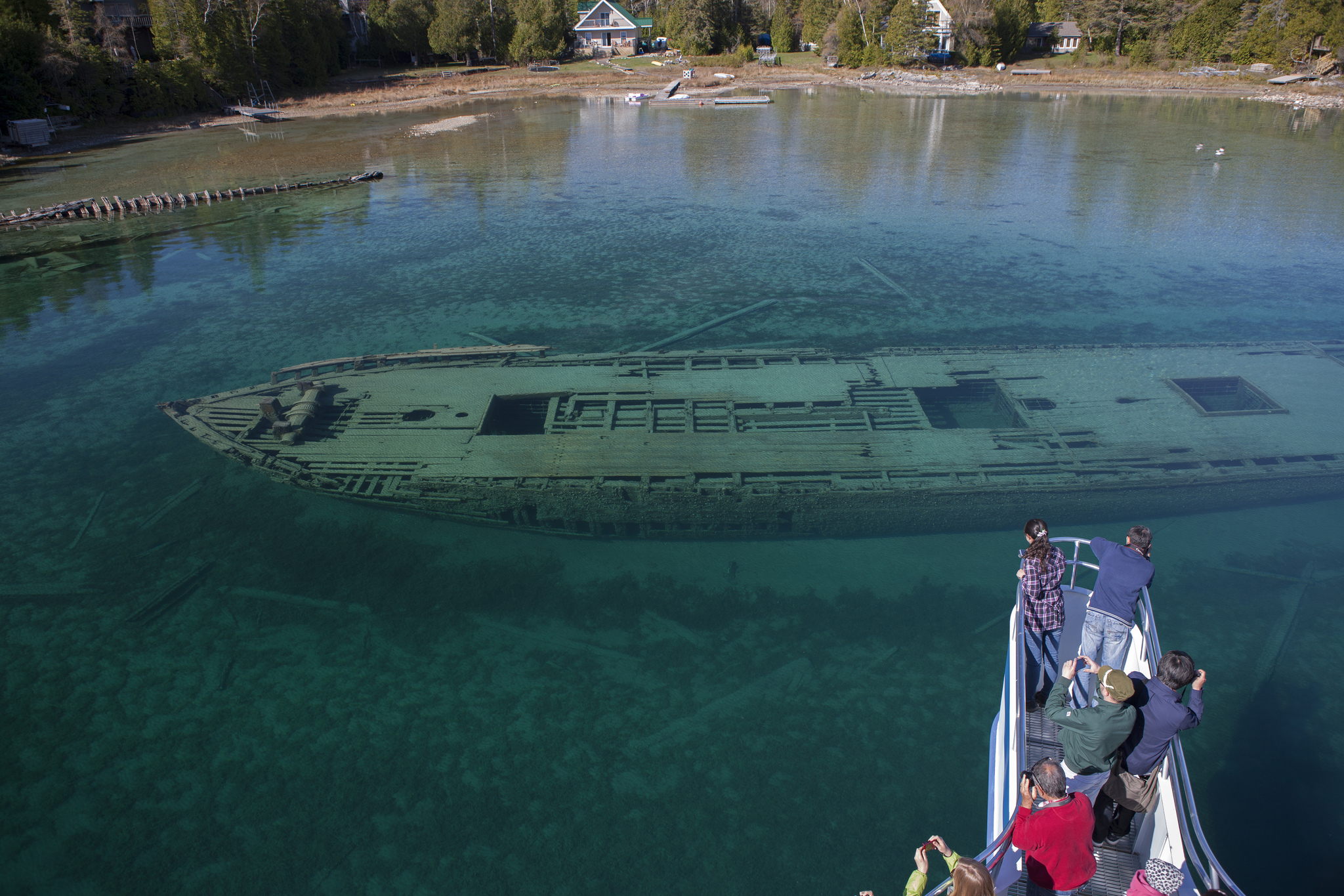 The Sweepstakes Shipwreck Tobermory Boat Tours
